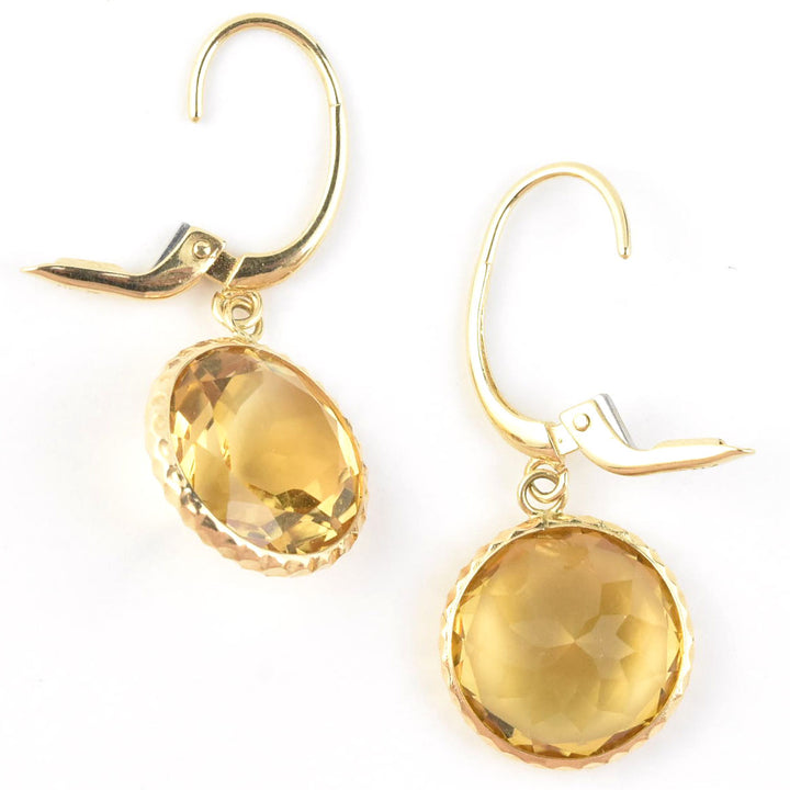 Pools of Light Earrings in 14k Yellow Gold - Goldmakers Fine Jewelry