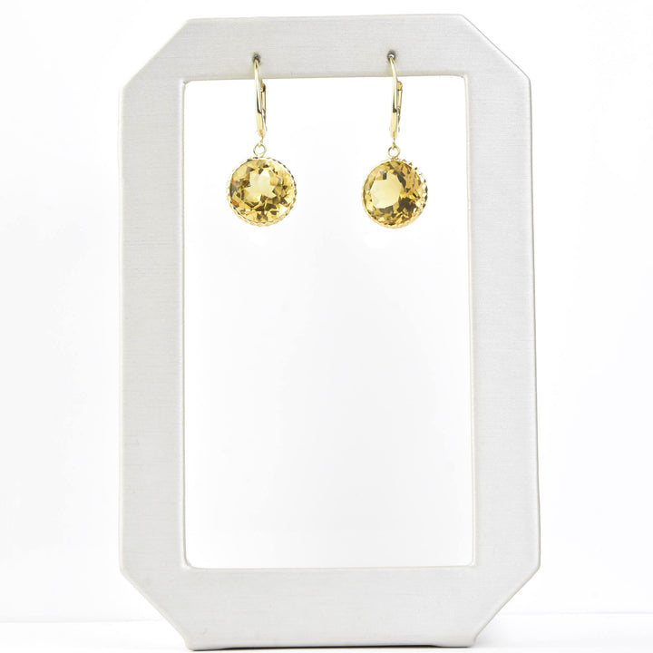 Pools of Light Earrings in 14k Yellow Gold - Goldmakers Fine Jewelry
