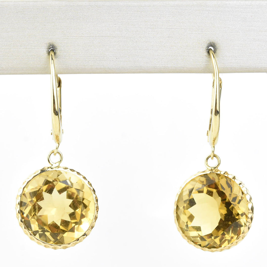 Pools of Light Earrings in 14k Yellow Gold - Goldmakers Fine Jewelry