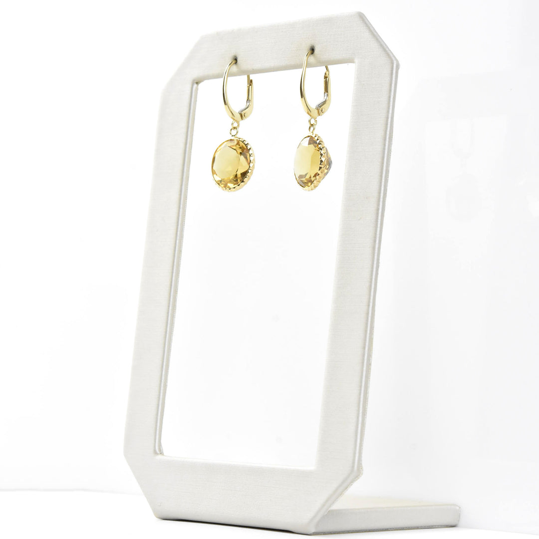 Pools of Light Earrings in 14k Yellow Gold - Goldmakers Fine Jewelry