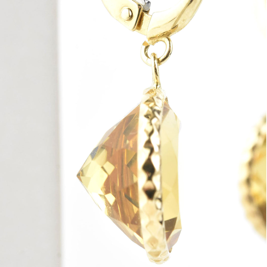 Pools of Light Earrings in 14k Yellow Gold - Goldmakers Fine Jewelry