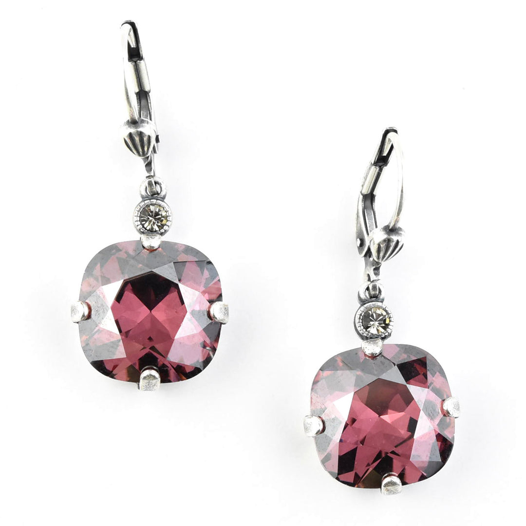 Classic Crystal Drops in Silver Plate - Goldmakers Fine Jewelry