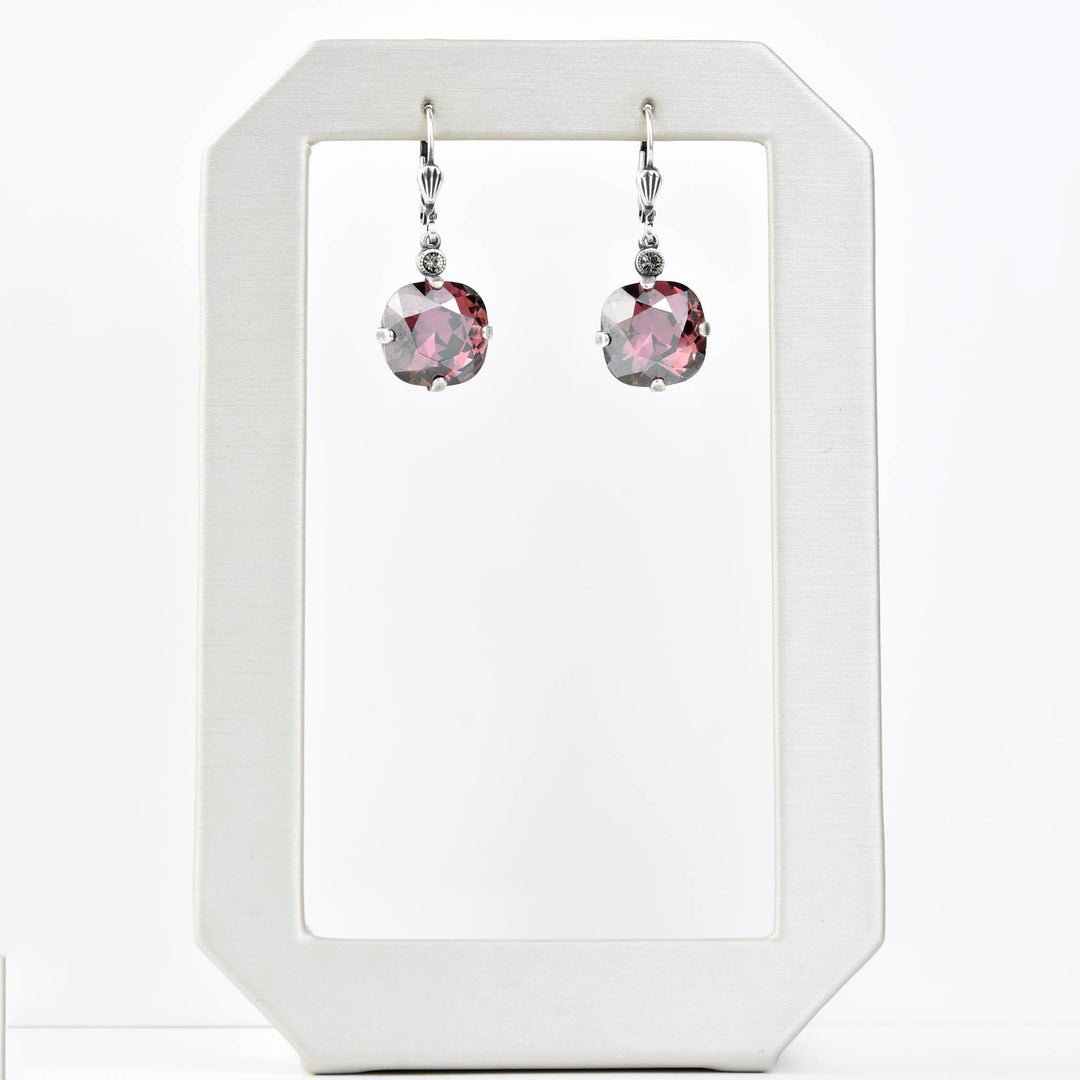 Classic Crystal Drops in Silver Plate - Goldmakers Fine Jewelry