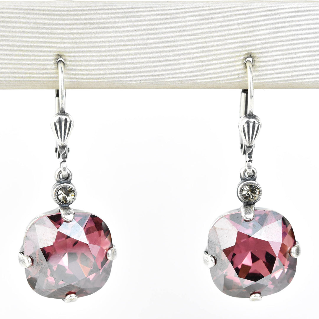 Classic Crystal Drops in Silver Plate - Goldmakers Fine Jewelry