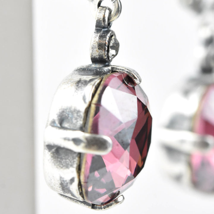 Classic Crystal Drops in Silver Plate - Goldmakers Fine Jewelry
