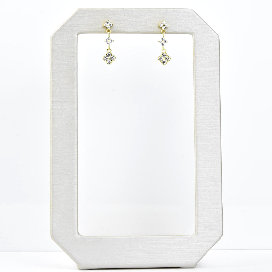 Small Triple Drop Earrings - Goldmakers Fine Jewelry