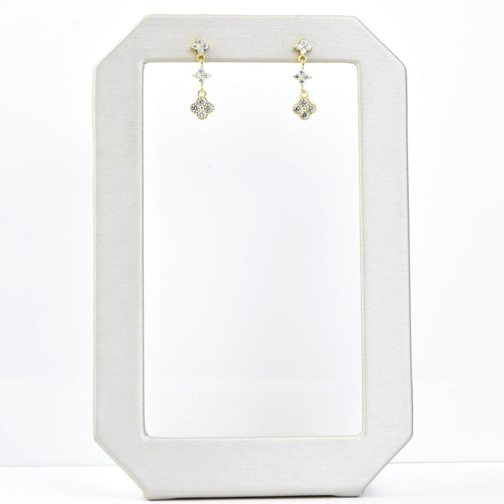 Small Triple Drop Earrings - Goldmakers Fine Jewelry