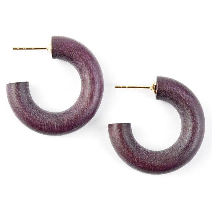Cocoa Mini Hoop - Goldmakers Fine Jewelry