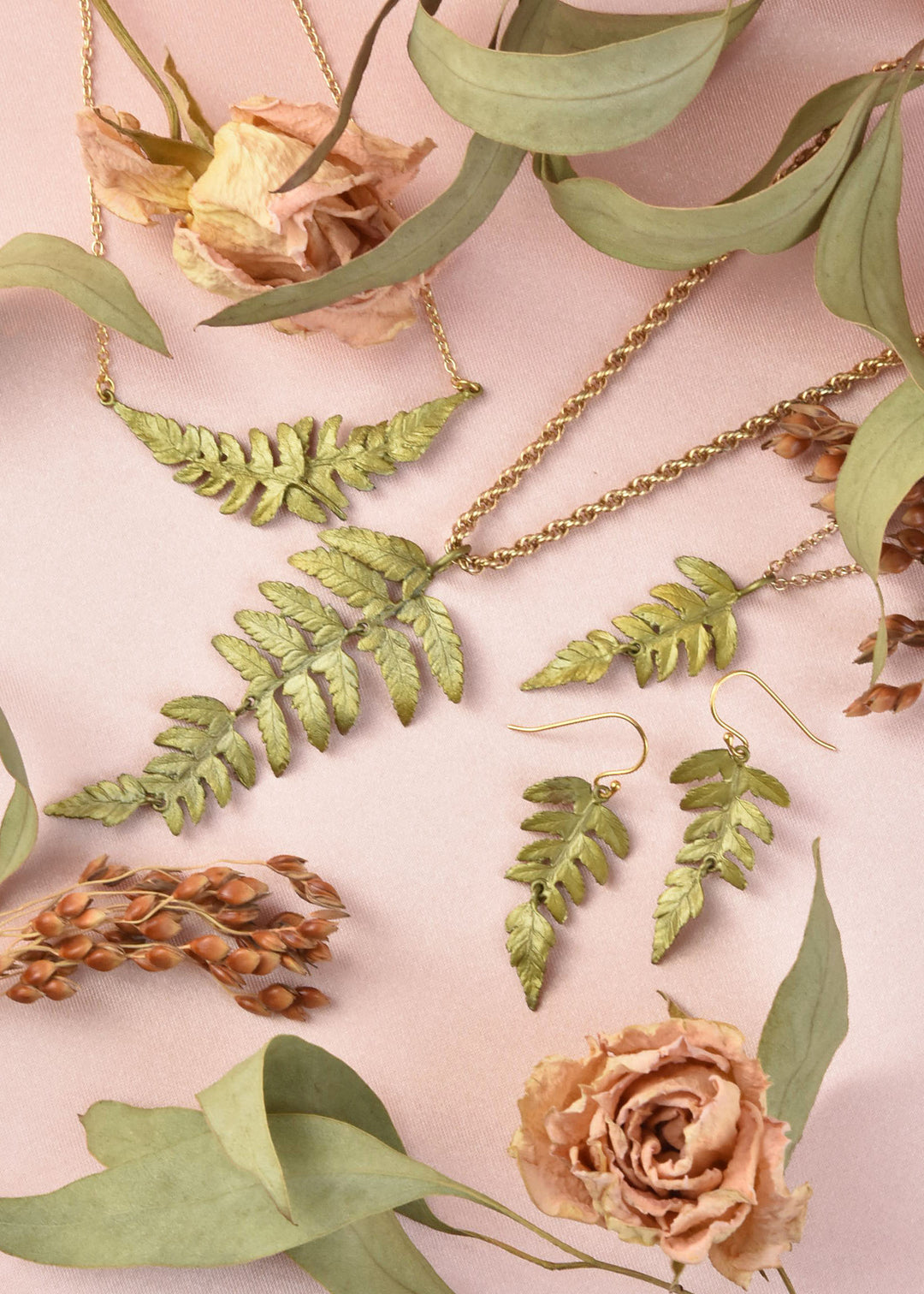 Fern Earrings - Goldmakers Fine Jewelry