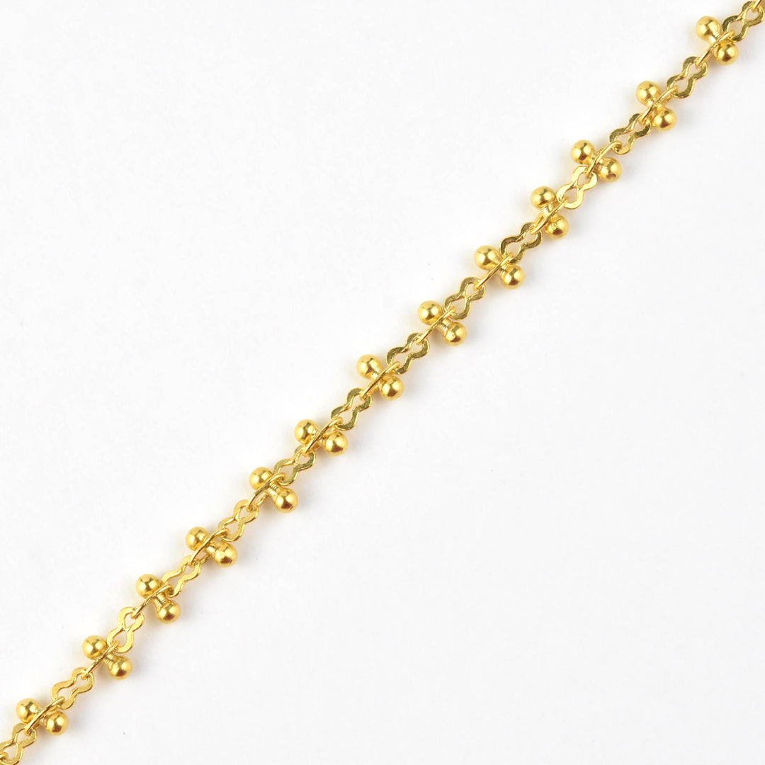 Crystal Halo Bee Necklace Gold Plate - Goldmakers Fine Jewelry
