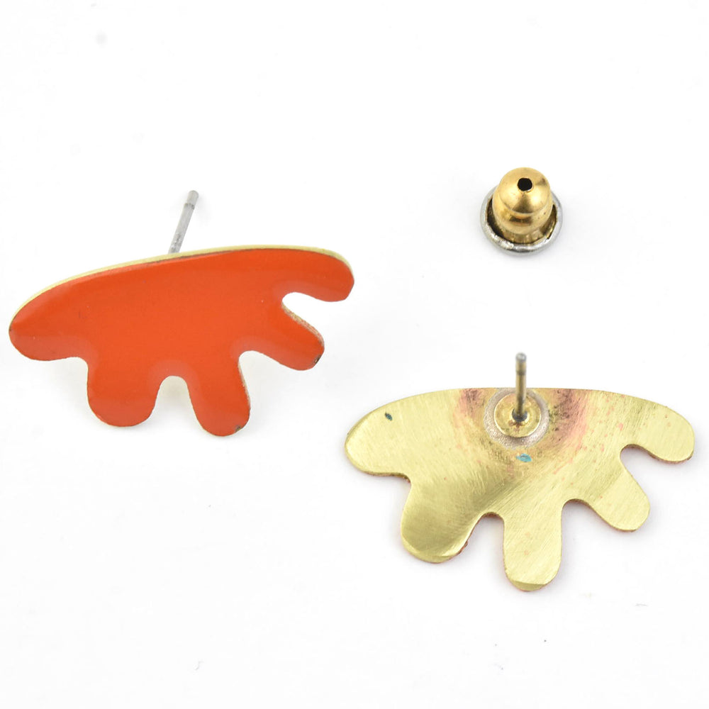 David Studs in Papaya - Goldmakers Fine Jewelry