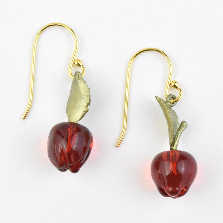 Delicious Apple Earrings - Goldmakers Fine Jewelry