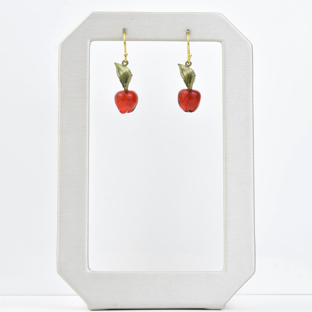 Delicious Apple Earrings - Goldmakers Fine Jewelry