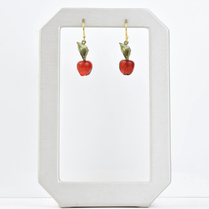 Delicious Apple Earrings - Goldmakers Fine Jewelry