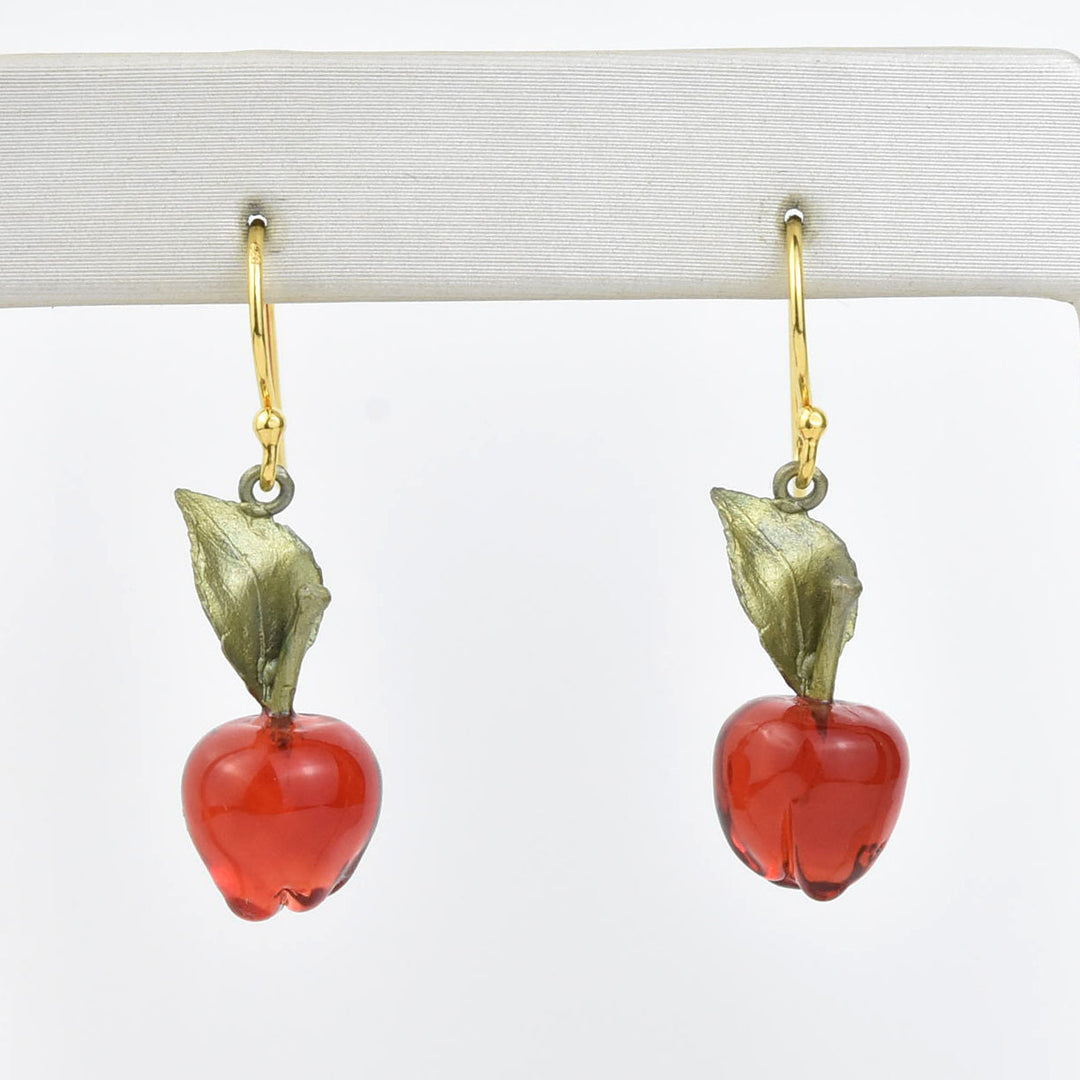 Delicious Apple Earrings - Goldmakers Fine Jewelry