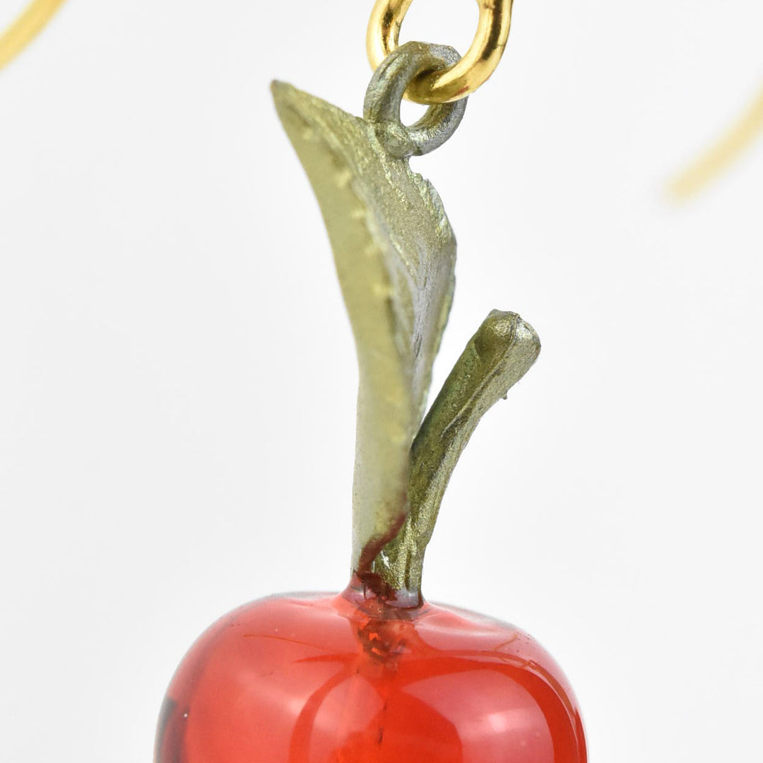 Delicious Apple Earrings - Goldmakers Fine Jewelry