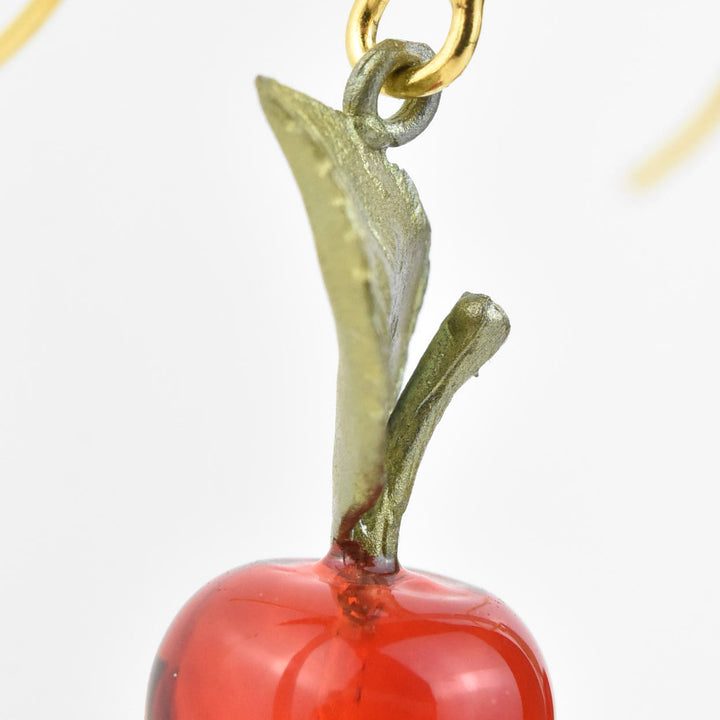 Delicious Apple Earrings - Goldmakers Fine Jewelry