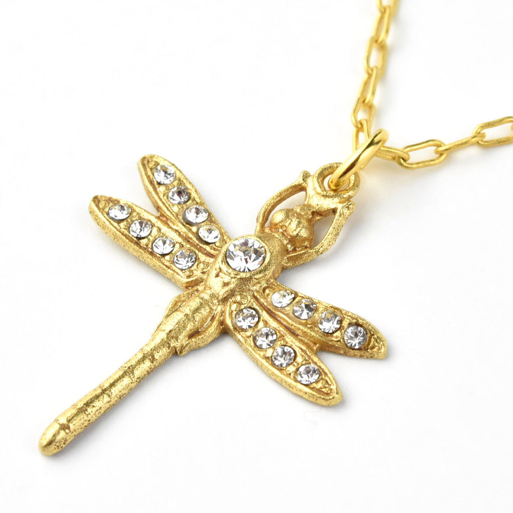 Mini Dragonfly Necklace - Goldmakers Fine Jewelry
