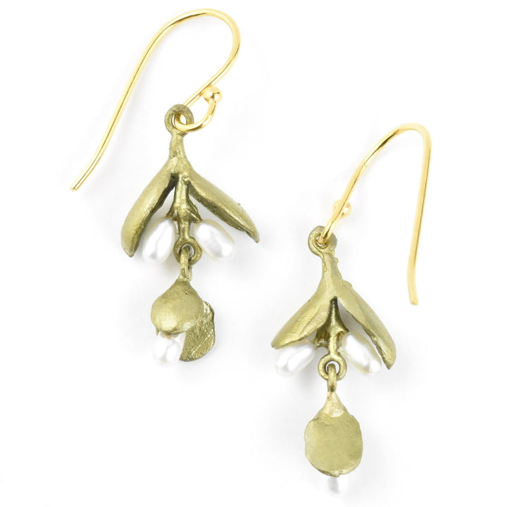 Small Eucalyptus Seed Earrings - Goldmakers Fine Jewelry