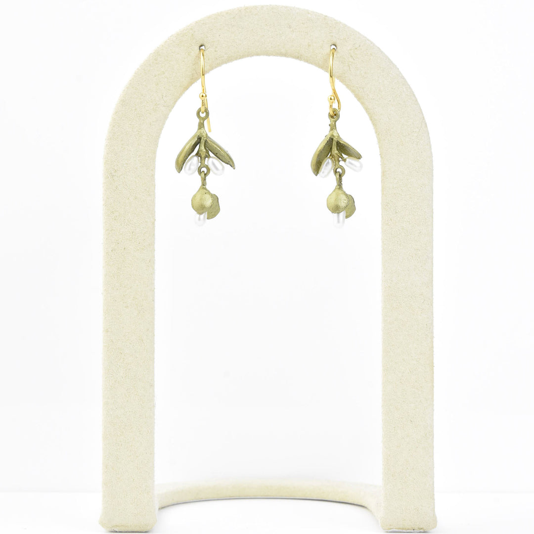 Small Eucalyptus Seed Earrings - Goldmakers Fine Jewelry