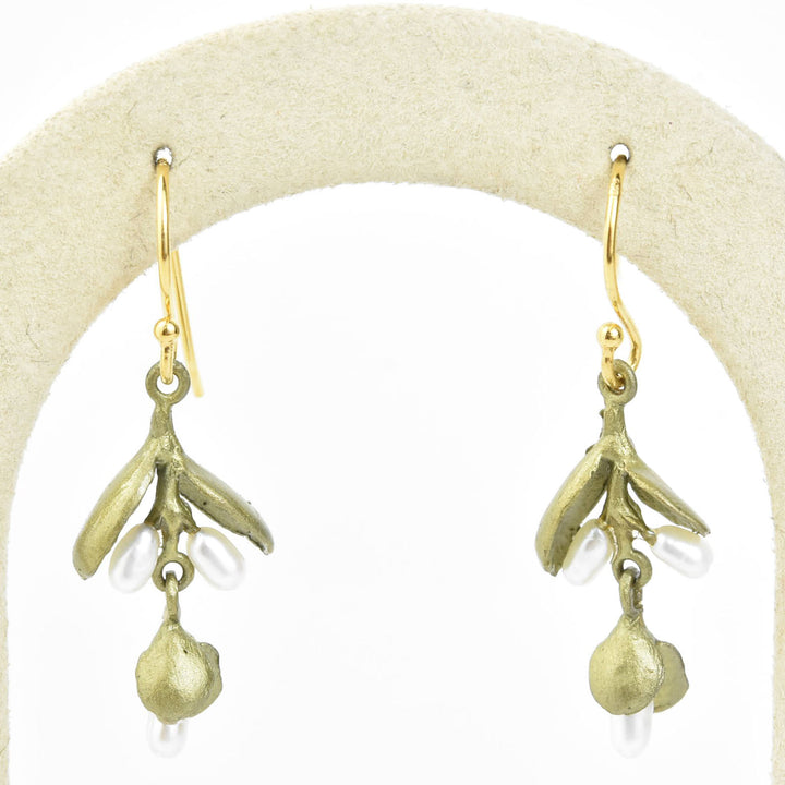 Small Eucalyptus Seed Earrings - Goldmakers Fine Jewelry