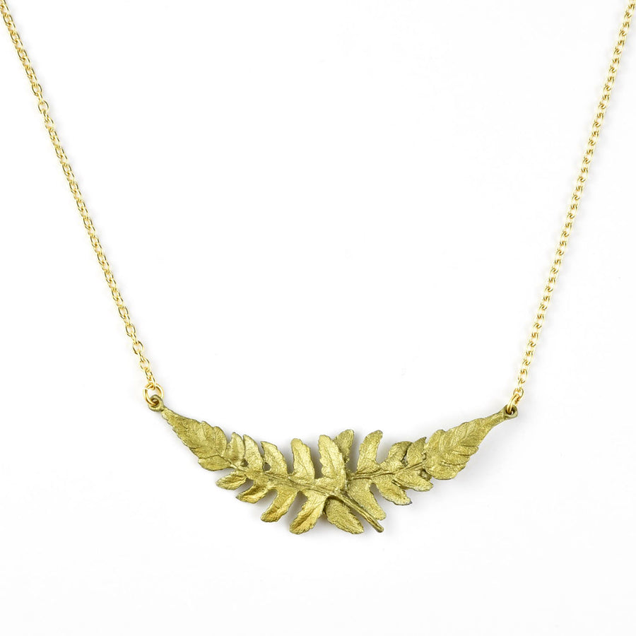 Fern Bar Necklace - Goldmakers Fine Jewelry
