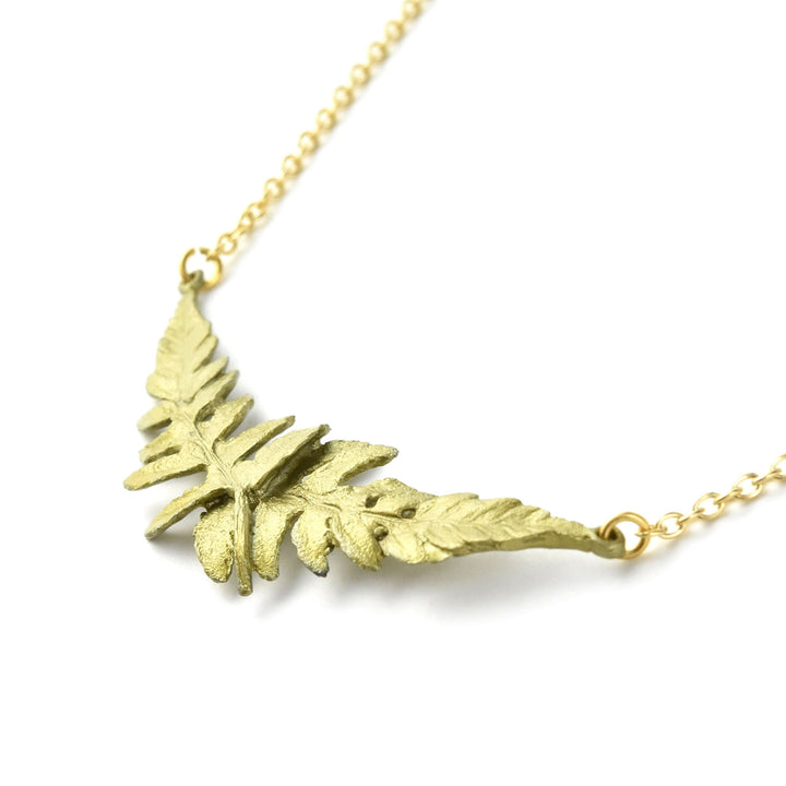 Fern Bar Necklace - Goldmakers Fine Jewelry