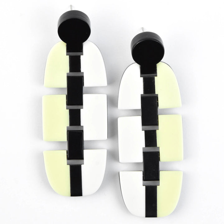 Panorama Link Earrings - Goldmakers Fine Jewelry