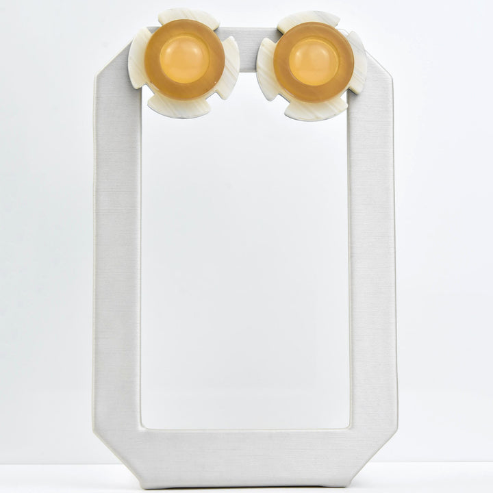 Supernova Flora Clip-On Studs - Goldmakers Fine Jewelry