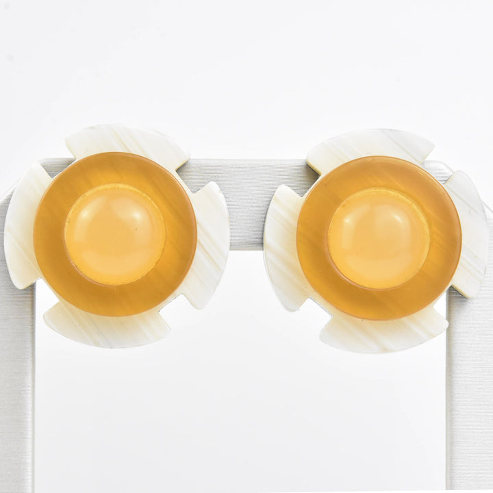 Supernova Flora Clip-On Studs - Goldmakers Fine Jewelry