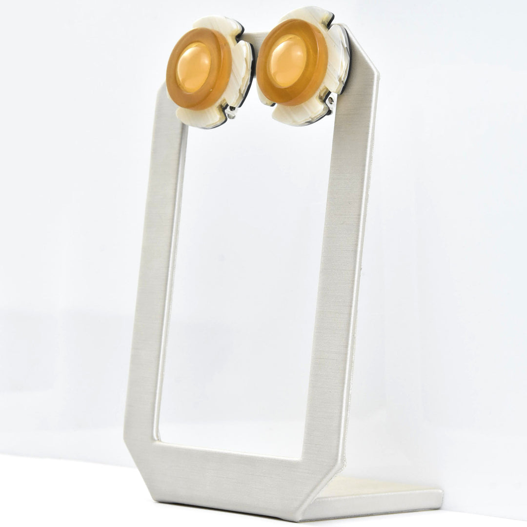 Supernova Flora Clip-On Studs - Goldmakers Fine Jewelry