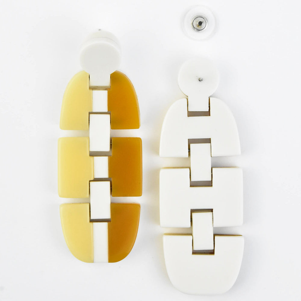 Panorama Link Earrings - Goldmakers Fine Jewelry