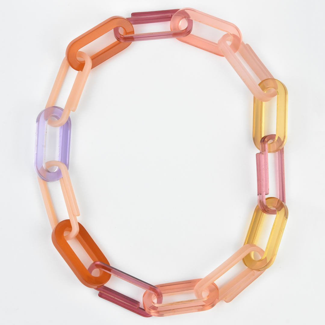 Supernova Chunky Chain Collar - Goldmakers Fine Jewelry