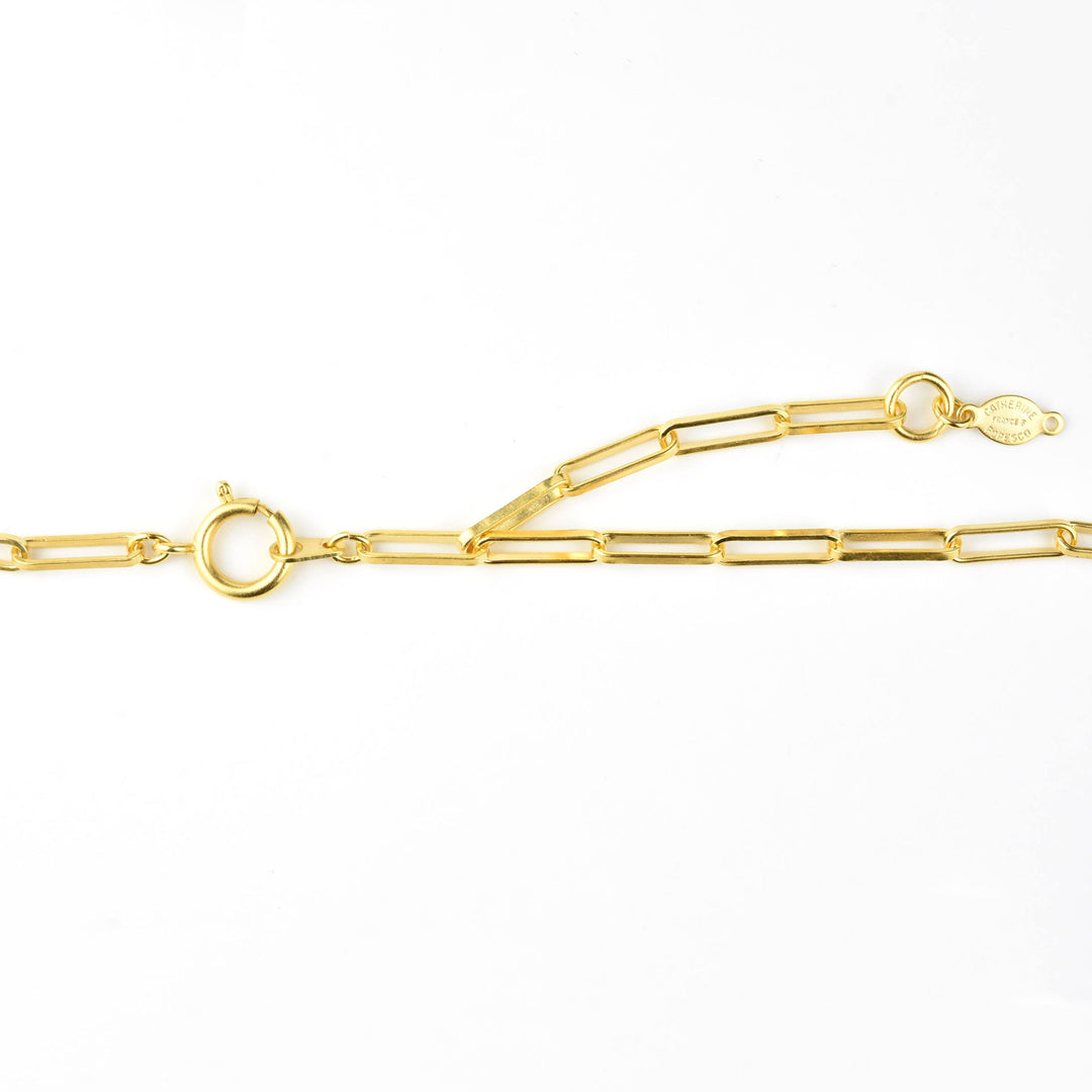 Gold Plated Padlock Necklace - Goldmakers Fine Jewelry
