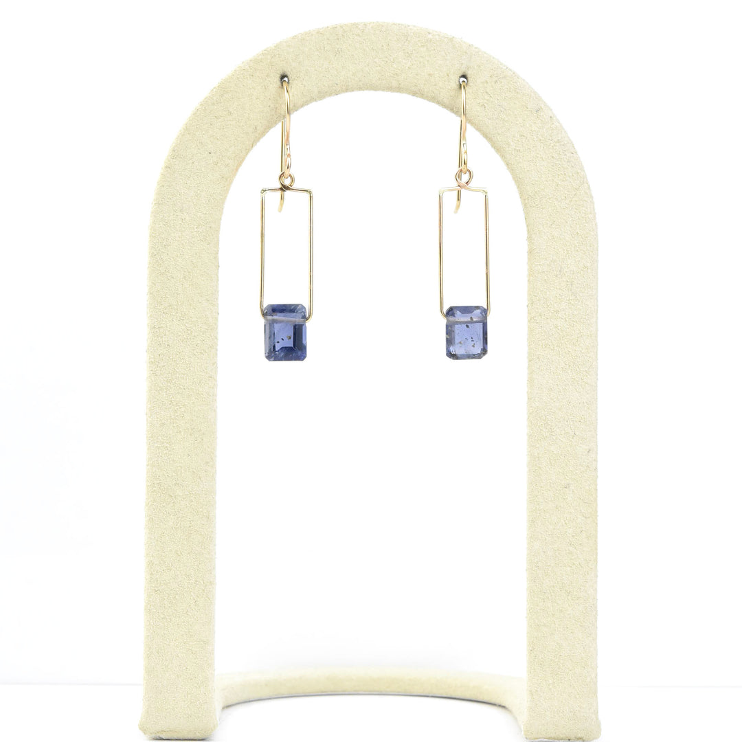 Iolite Wire Dangles