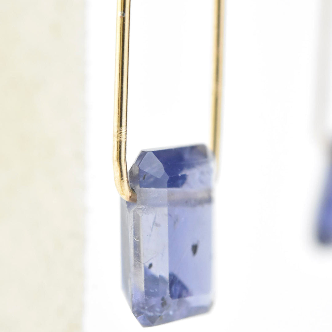 Iolite Wire Dangles