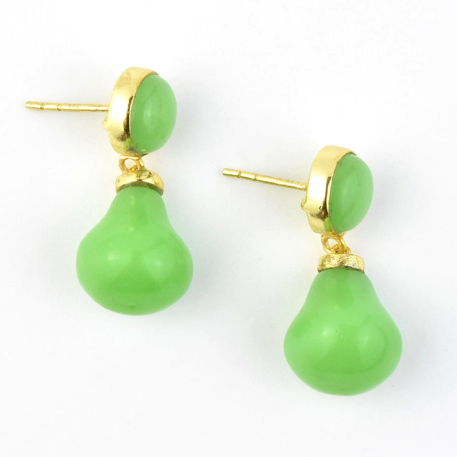 Aria Jade Earrings - Goldmakers Fine Jewelry