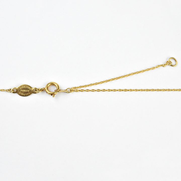Black Enamel Honeybee Necklace - Goldmakers Fine Jewelry