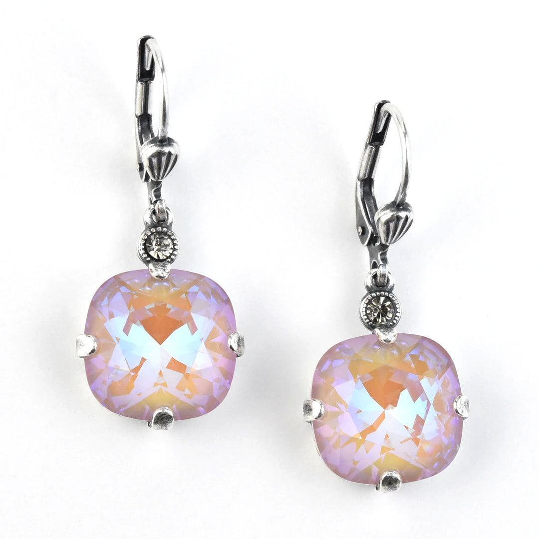 Classic Crystal Drops in Silver Plate - Goldmakers Fine Jewelry