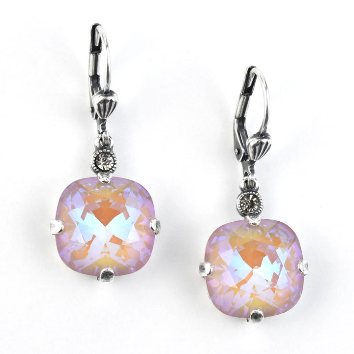 Classic Crystal Drops in Silver Plate - Goldmakers Fine Jewelry