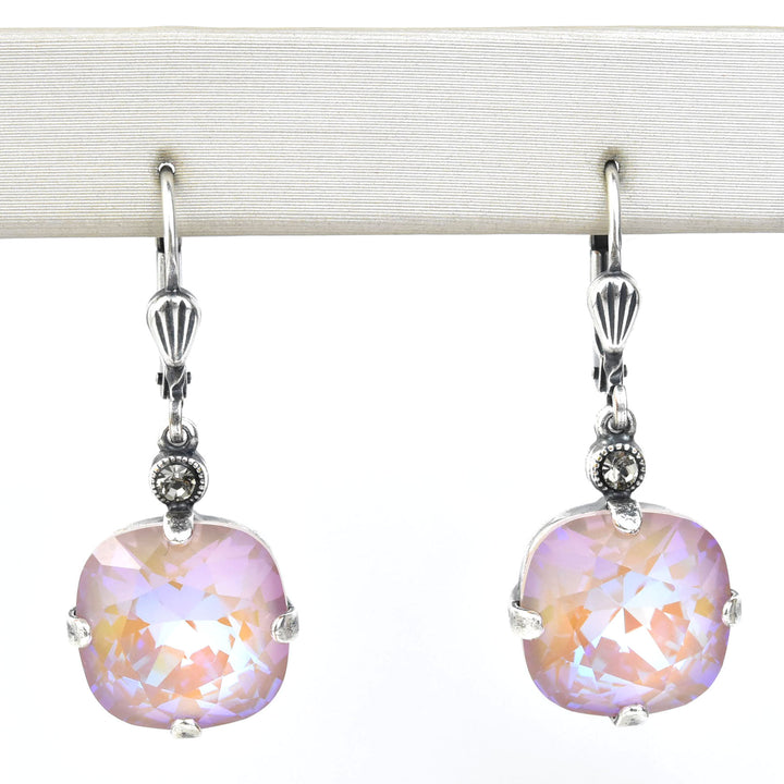 Classic Crystal Drops in Silver Plate - Goldmakers Fine Jewelry