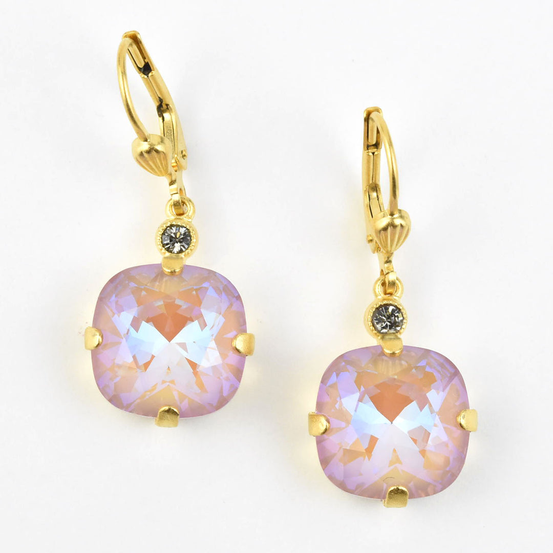 Classic Crystal Drops in Gold Plate - Goldmakers Fine Jewelry