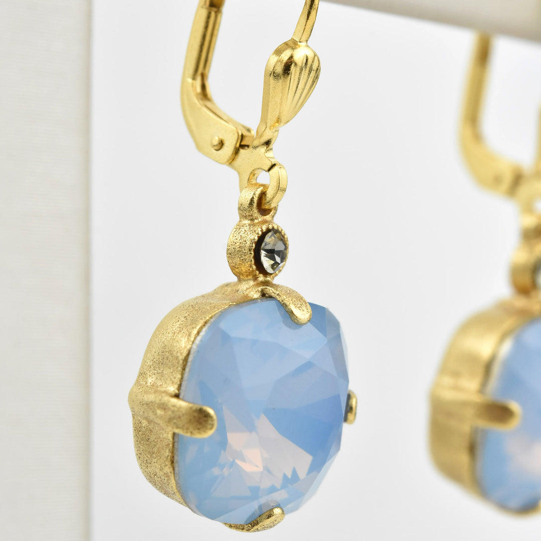 Classic Crystal Drops in Gold Plate - Goldmakers Fine Jewelry