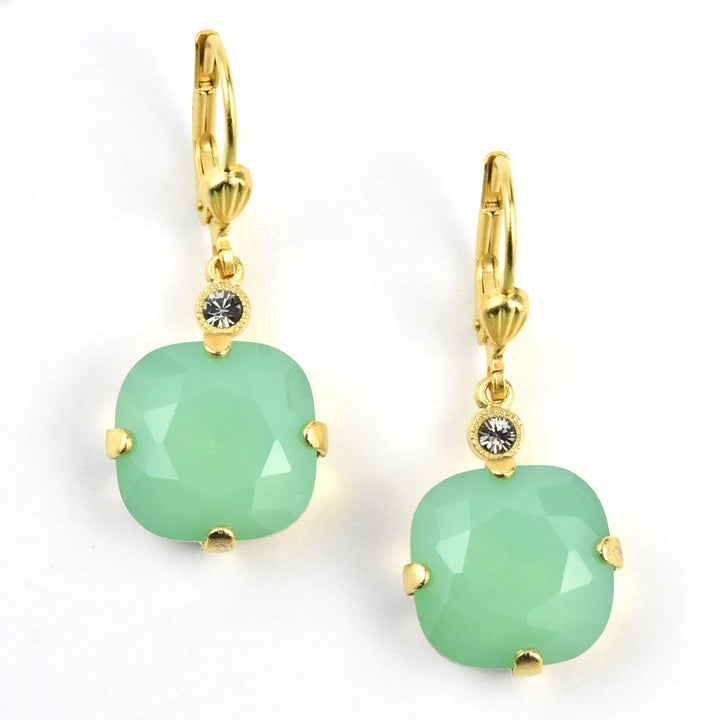 Classic Crystal Drops in Gold Plate - Goldmakers Fine Jewelry
