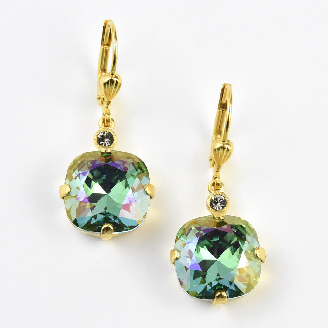Classic Crystal Drops in Gold Plate - Goldmakers Fine Jewelry