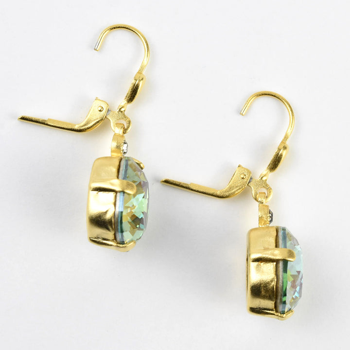 Classic Crystal Drops in Gold Plate - Goldmakers Fine Jewelry