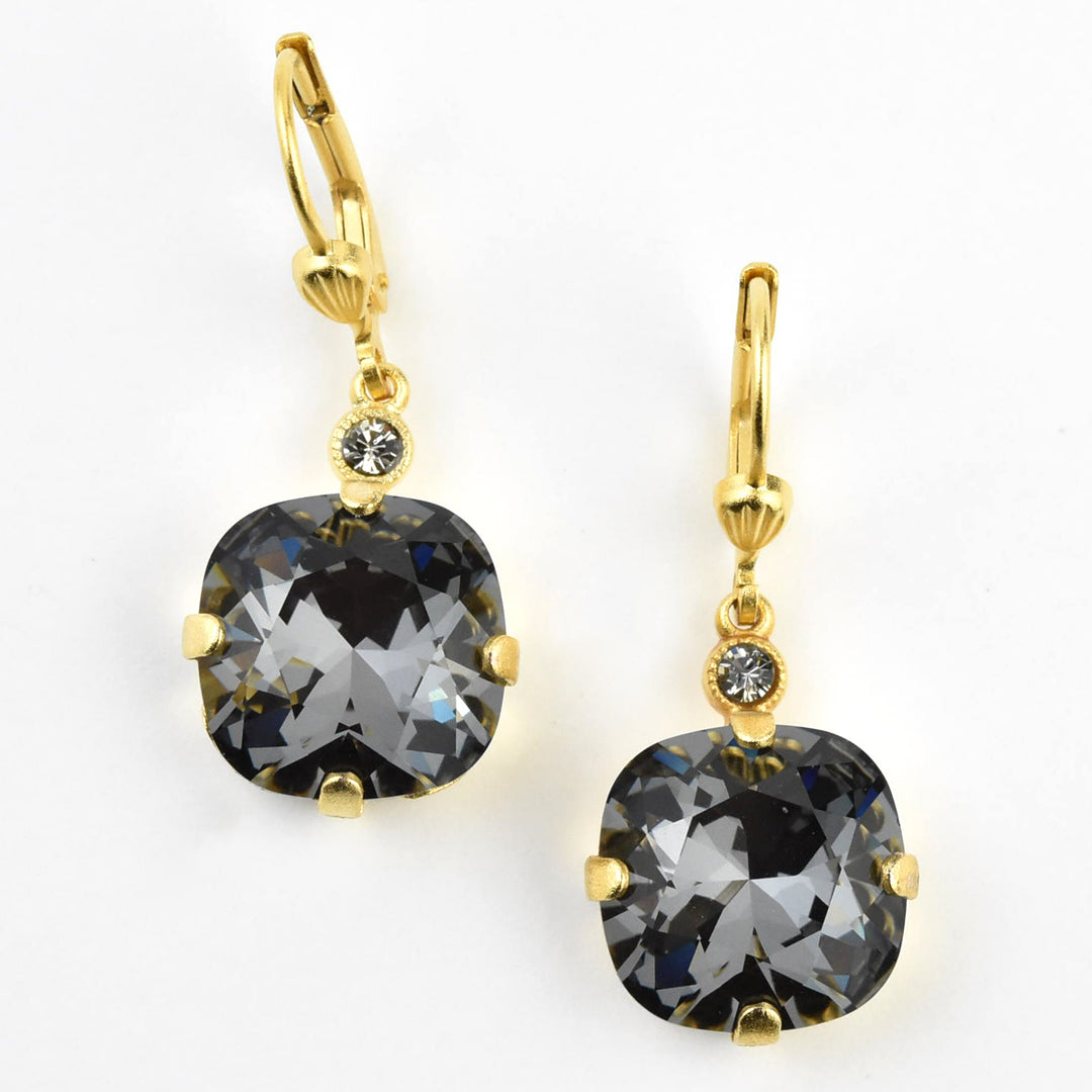 Classic Crystal Drops in Gold Plate - Goldmakers Fine Jewelry