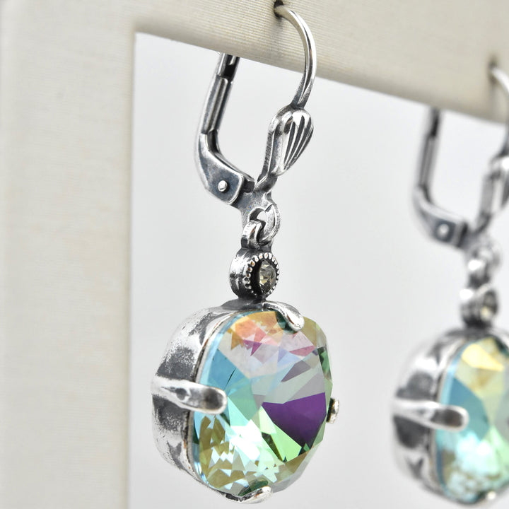 Classic Crystal Drops in Silver Plate - Goldmakers Fine Jewelry