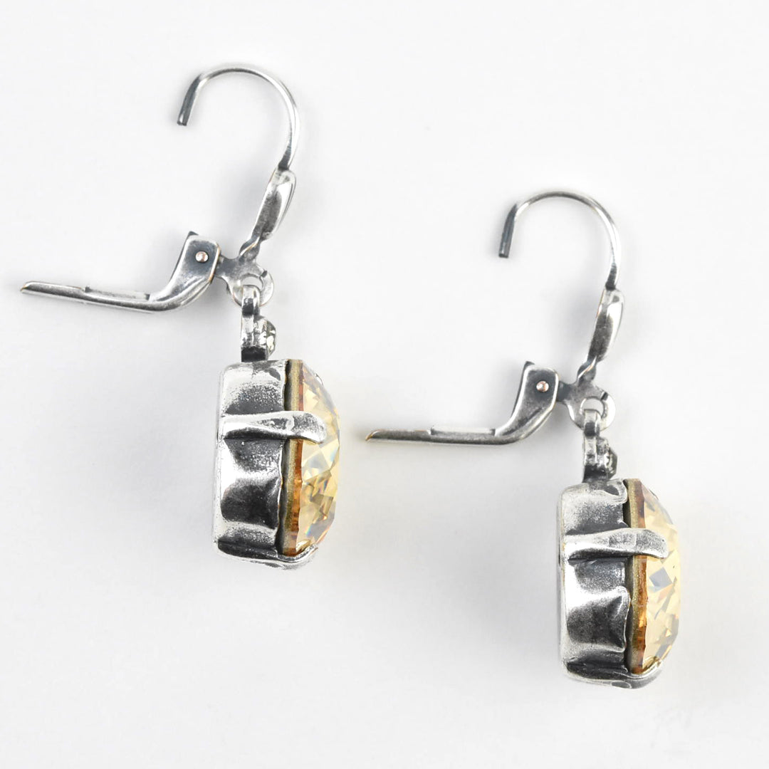 Classic Crystal Drops in Silver Plate - Goldmakers Fine Jewelry
