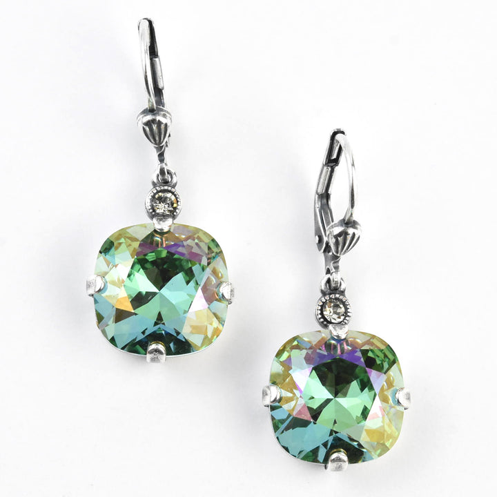 Classic Crystal Drops in Silver Plate - Goldmakers Fine Jewelry